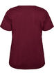 T-shirt med motiv, R&oslash;d, Packshot image number 1