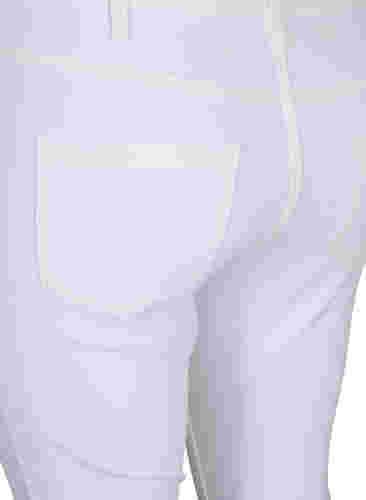 Højtaljede super slim Amy jeans, White, Packshot image number 3