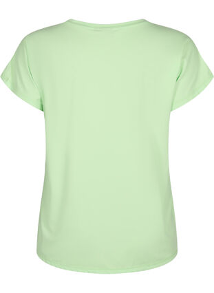 Kortærmet trænings t-shirt, Paradise Green, Packshot image number 1