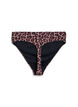 Leopard bikini g-streng, Brun, Packshot image number 1