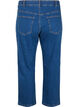 Cropped Vera jeans med straight fit, Blue Denim, Packshot image number 1