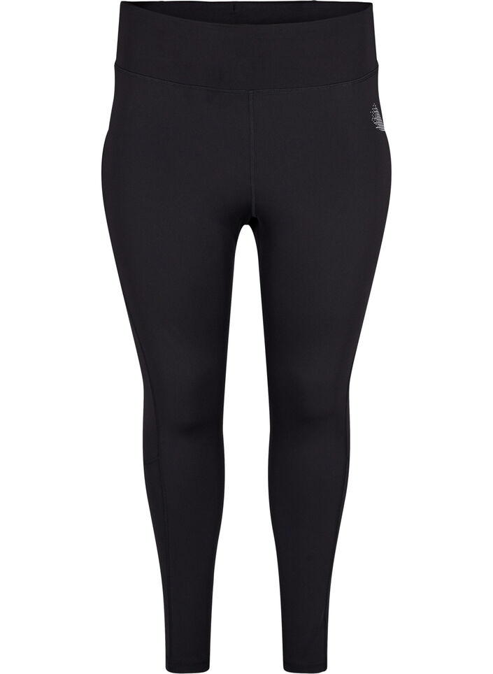 CORE, POCKET TIGHTS - Træningstights med lomme, Black, Packshot image number 0