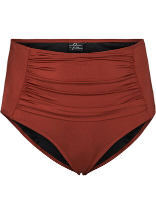 Bikini underdel med høj talje, Rusty Red, Packshot image number 0