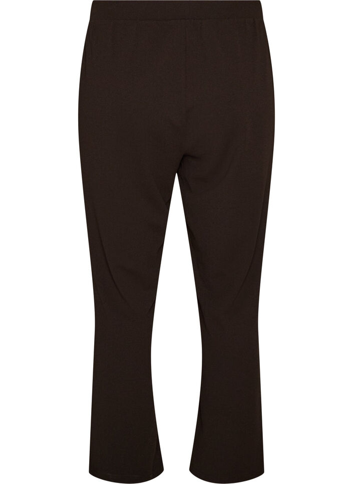 Bukser med straight fit, Brun, Packshot image number 1