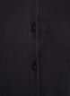 Cardigan med rund hals og stofbetrukne knapper, Sort, Packshot image number 3