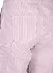 Stribede cargo jeans med straight fit, Rose White Stripe, Packshot image number 3