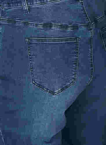 Megan jeans med ekstra høj talje, Blue denim, Packshot image number 3