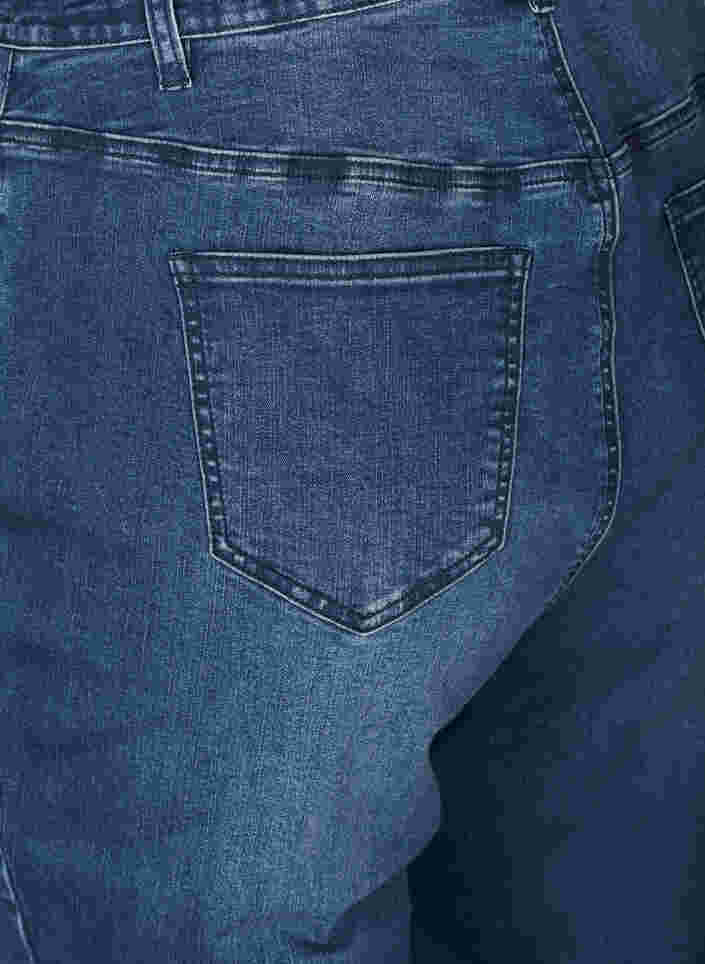 Megan jeans med ekstra høj talje, Blue denim, Packshot image number 3