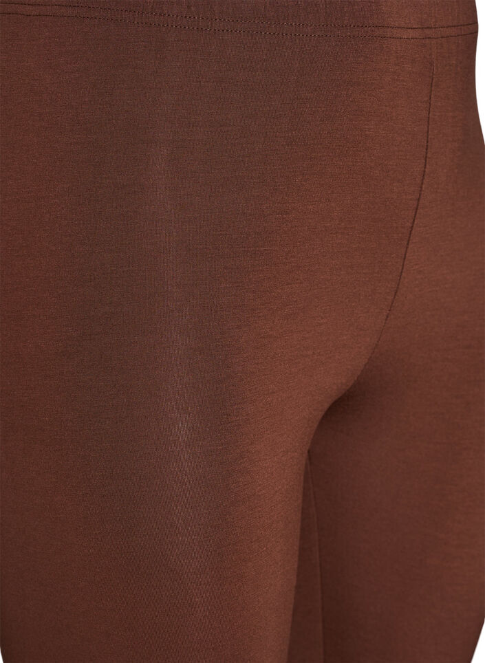 Basis leggings i viskose, Brun, Packshot image number 2