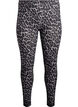 Viskose leggings med leo print, Grå, Packshot image number 0