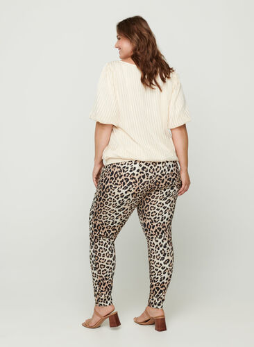 Leggings med leopard print, Leopard , Model image number 0