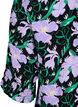 Viskosebluse med knapper, Black Small Flower, Packshot image number 3