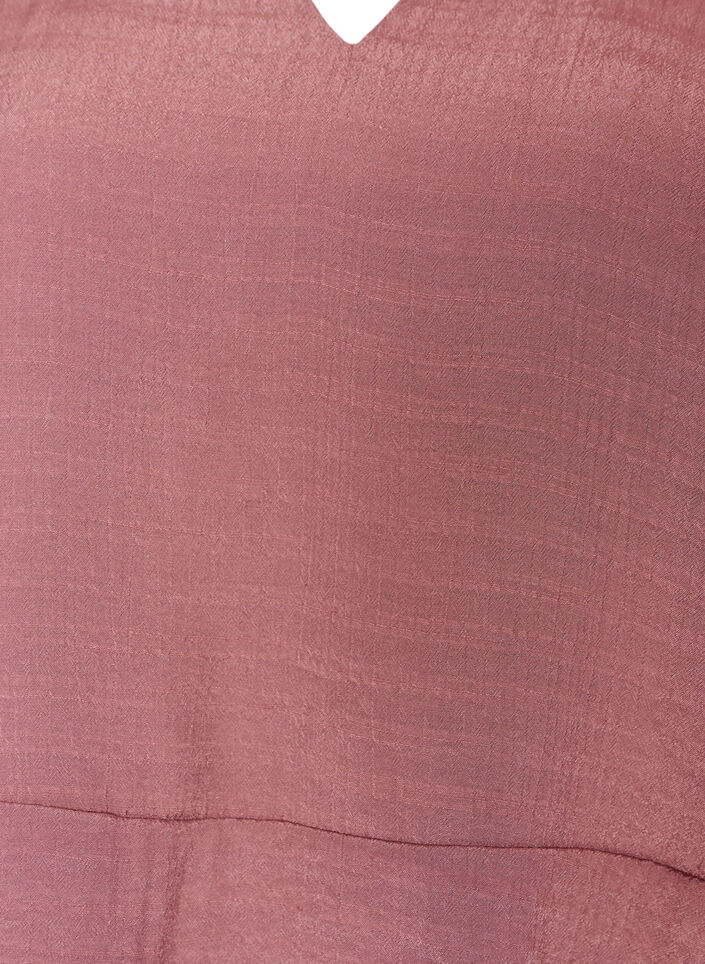 A-formet kjole med lagdelte fl&aelig;ser, Lyser&oslash;d, Packshot image number 2