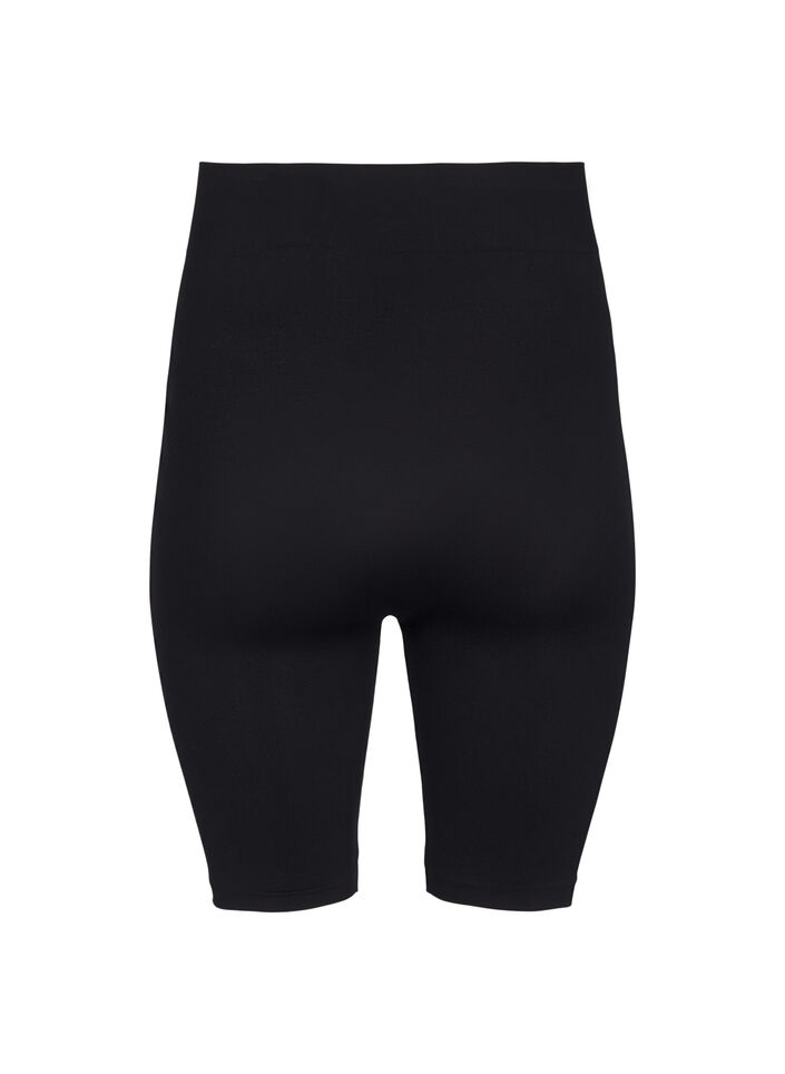 Seamless cykelshorts, Sort, Packshot image number 1