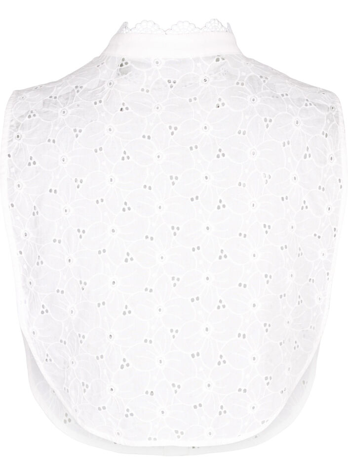 Krave i broderi anglaise, Bright White, Packshot image number 1