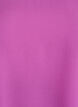 Bluse med korte ærmer og rund halsudskæring , Lilla, Packshot image number 2