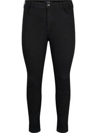  Jeans med super slim fit, Sort