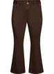 Ellen bootcut-jeans i farvet denim, Brun, Packshot image number 0