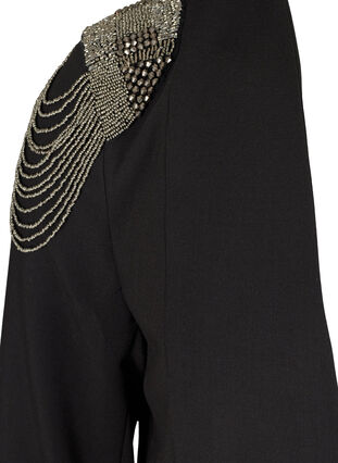 Blazer med perler, Black, Packshot image number 2