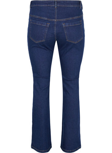 Ellen bootcut jeans med høj talje, Unwashed, Packshot image number 1