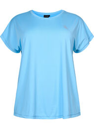 Kortærmet trænings t-shirt, Alaskan Blue