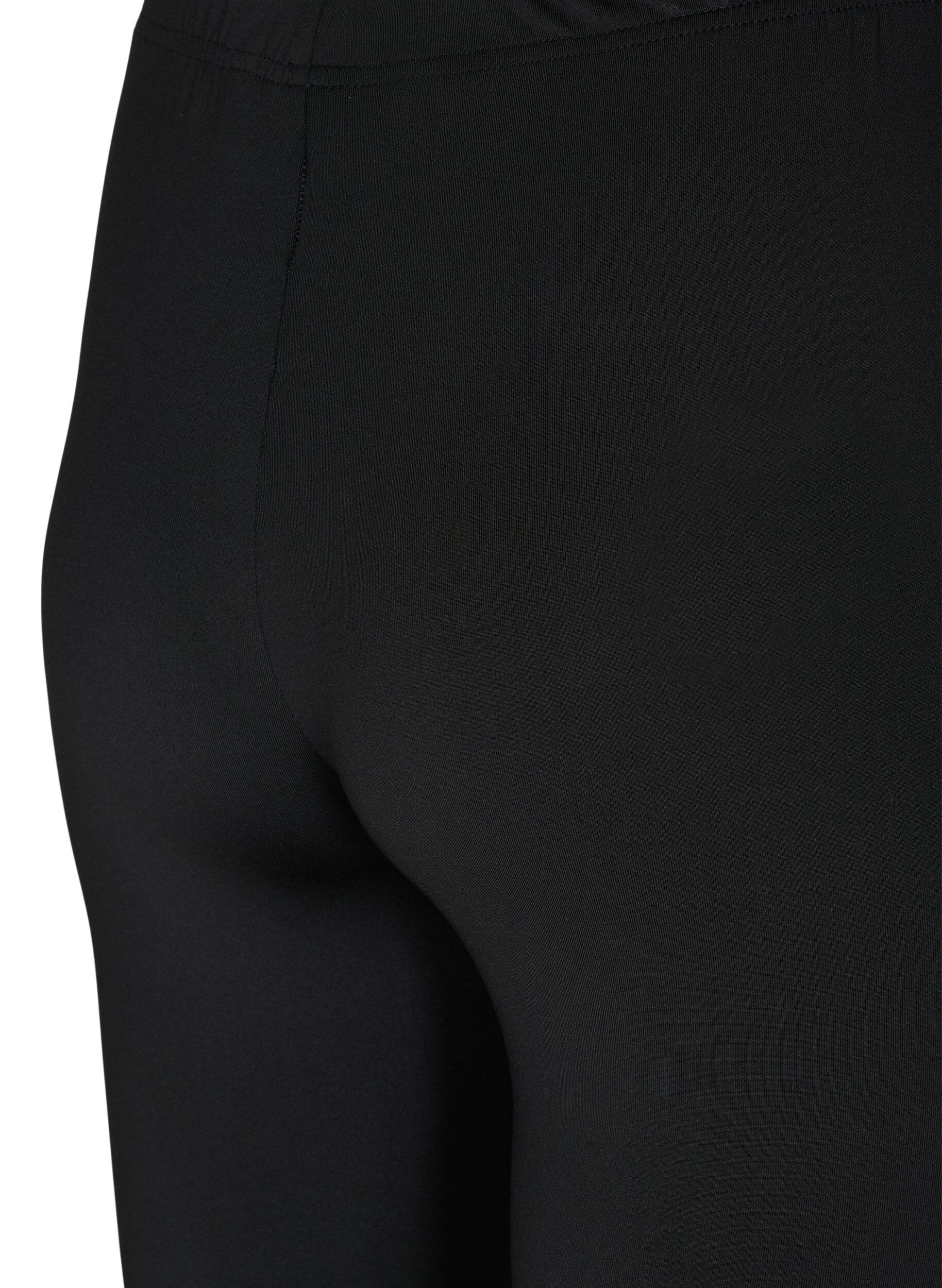 Zizzi 2-pak basis leggings, Black, Packshot image number 2