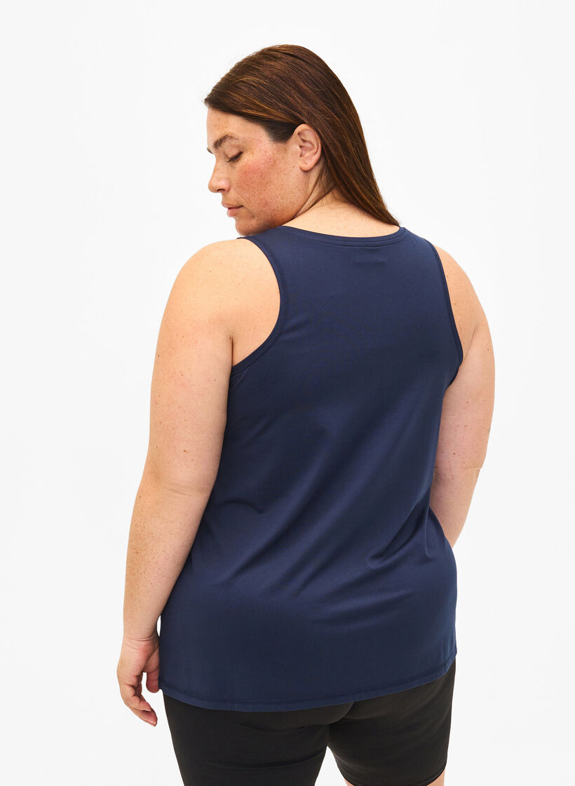 Træningstop med rund hals, Night Sky, Model image number 1