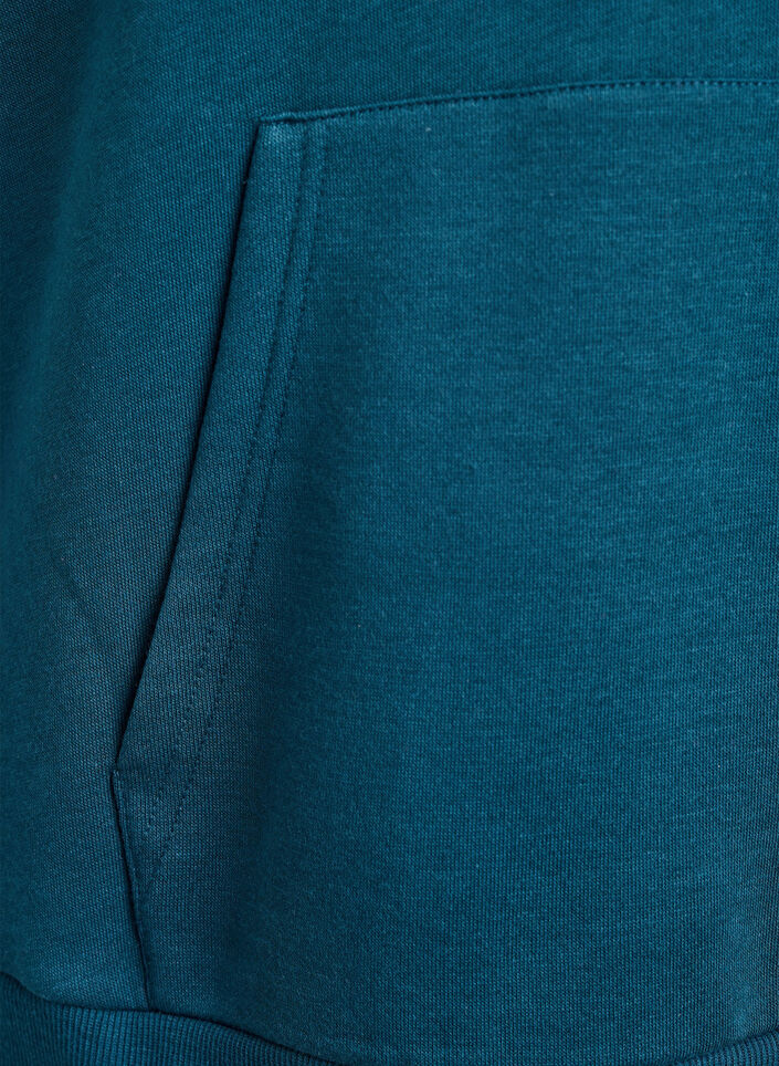 H&aelig;ttetr&oslash;je med broderet frontmotiv, Gr&oslash;n, Packshot image number 3