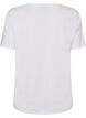 T-shirt med motiv, Hvid, Packshot image number 1