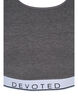 Meleret bh med justerbare stropper, Medium Grey Melange, Packshot image number 2