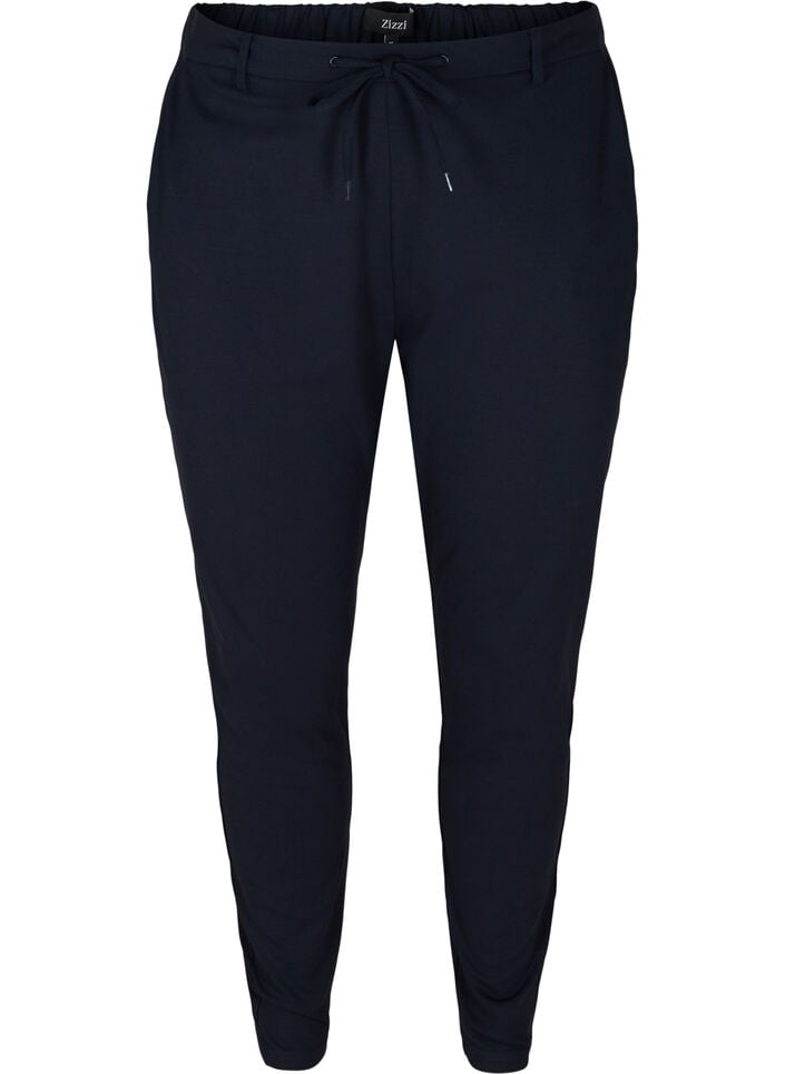 Cropped Maddison bukser, Bl&aring;, Packshot image number 0
