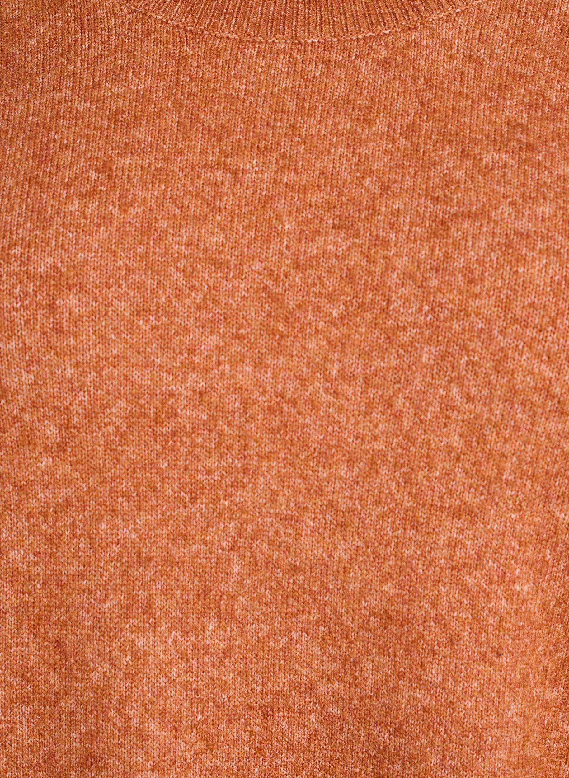 Zizzi L&oslash;s striktr&oslash;je med markante syninger, Orange, Packshot image number 2