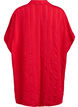 Strandkaftan med krave og knaplukning, Rød, Packshot image number 1