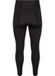Tr&aelig;ningstights med h&oslash;j talje og lomme i linningen, Sort, Packshot image number 1