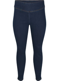 Stretchy jeggings med h&oslash;j talje, Bl&aring;