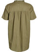 A-formet tunika med korte ærmer og knapper, Grøn, Packshot image number 1