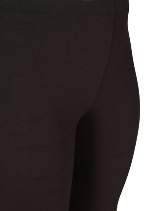 3/4 leggings i viskosemix, Black, Packshot image number 2