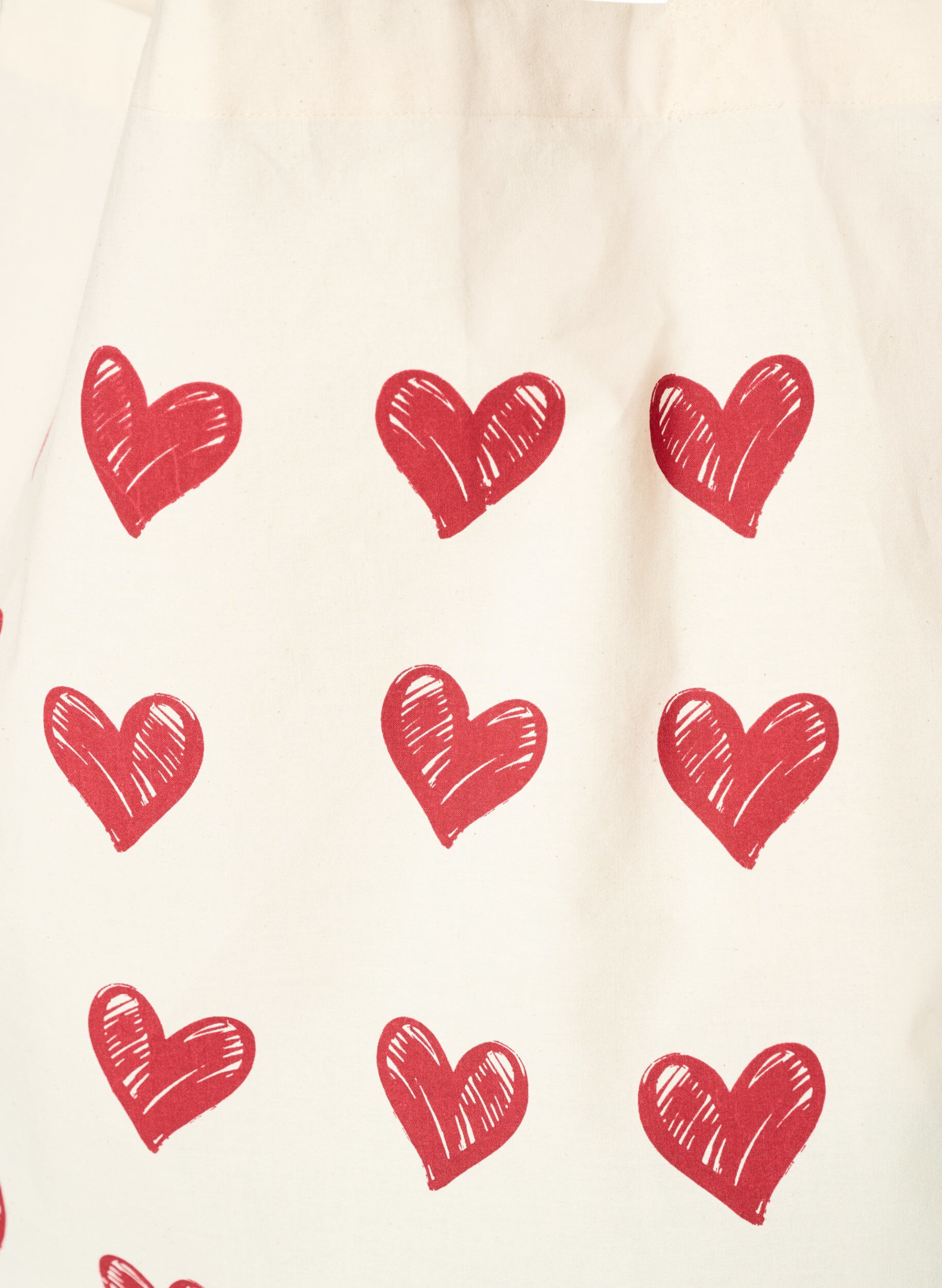 ZizziTotebag med print, R&oslash;d, Packshot image number 2