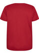 Jule t-shirt i &oslash;kologisk bomuld, R&oslash;d, Packshot image number 1