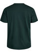 Basis t-shirt i bomuld med rund hals, Gr&oslash;n, Packshot image number 1