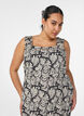 Sommerkjole med brede stropper, Sort, Model image number 2