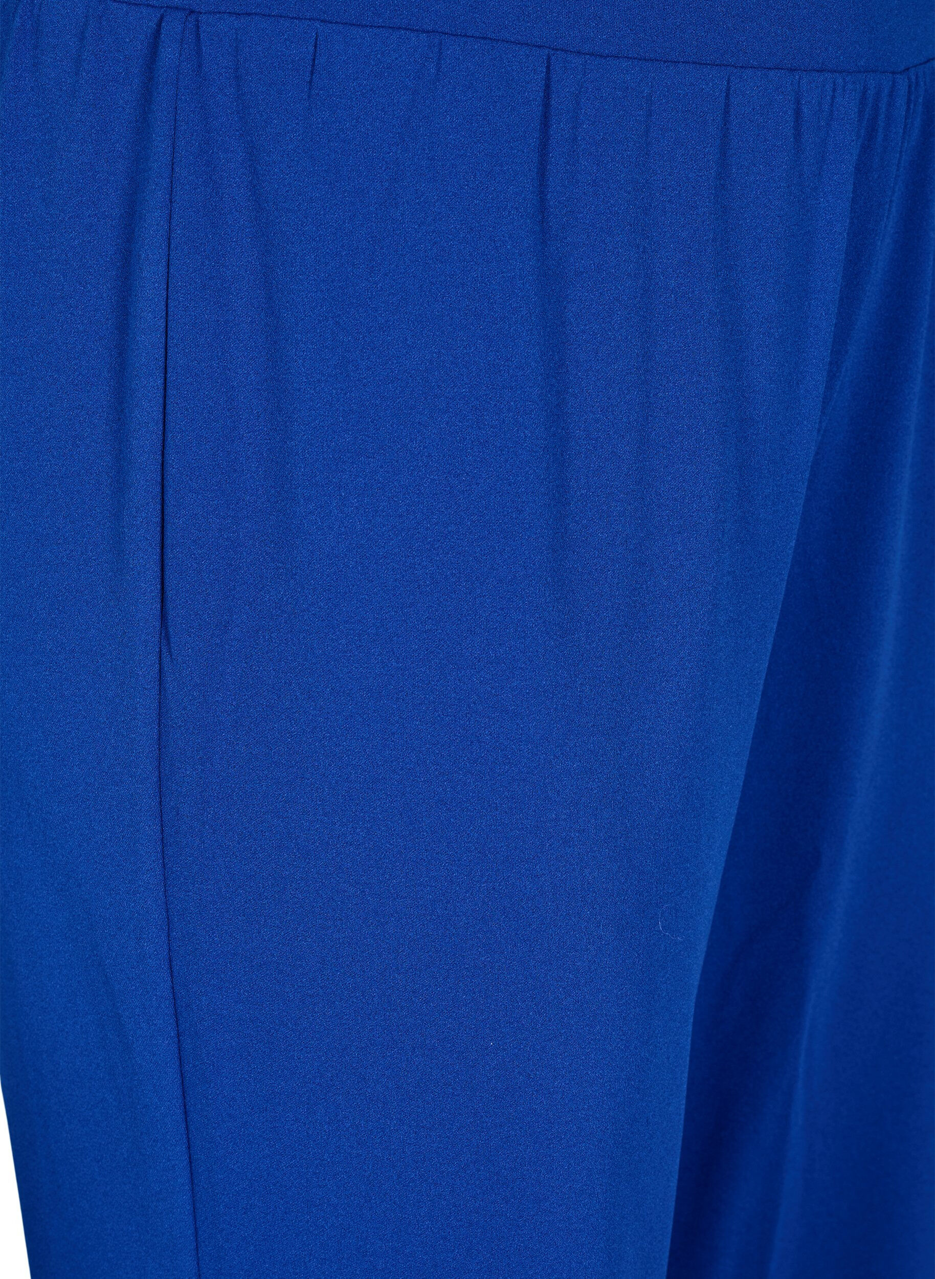 Zizzi Bukser med straight fit, Bl&aring;, Packshot image number 2