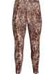 Viskose leggings med print, Brun, Packshot image number 1