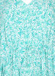 Kaftankjole i viskose med print, Green Dot, Packshot image number 2