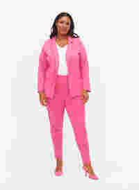 Cropped bukser med lommer, Shocking Pink, Model
