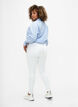 Jeggings med h&oslash;j talje, Hvid, Model image number 1