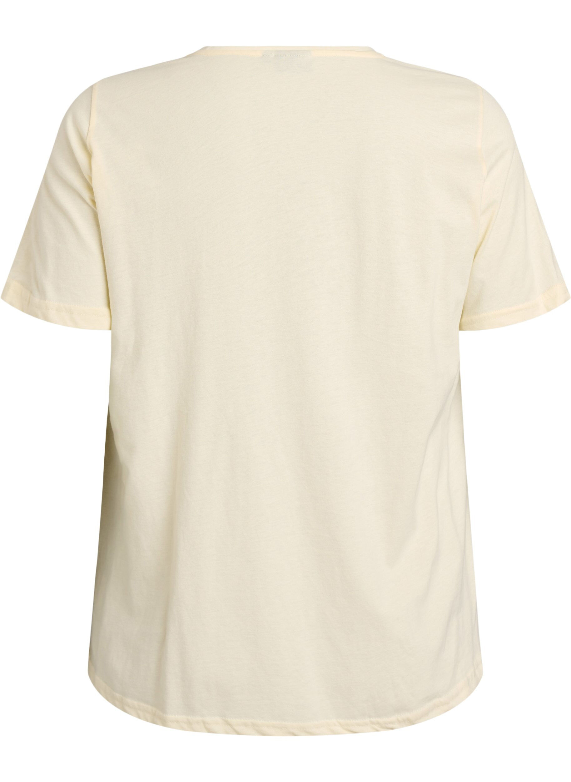 ZizziT-shirt med motiv, Gul, Packshot image number 1