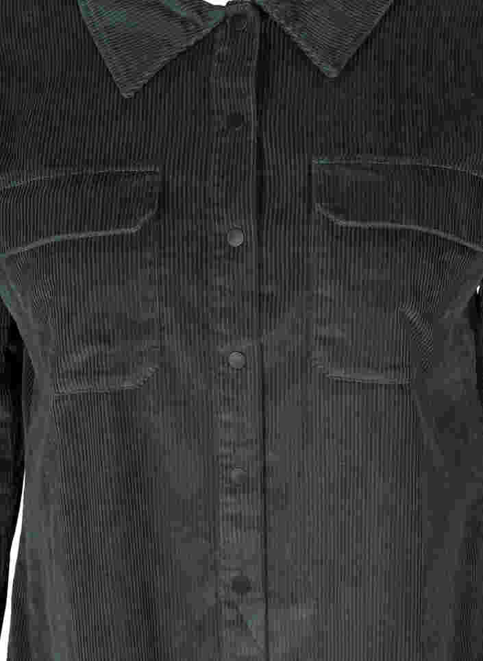 Fløjlsskjorte med brystlommer, Urban Chic, Packshot image number 2