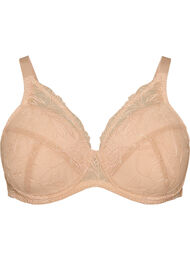 Vatteret blonde bh med b&oslash;jle, Beige