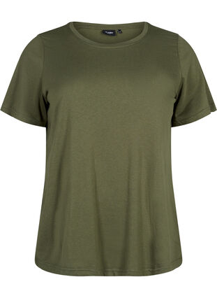 FLASH - T-shirt med rund hals, Olivie Night, Packshot image number 0